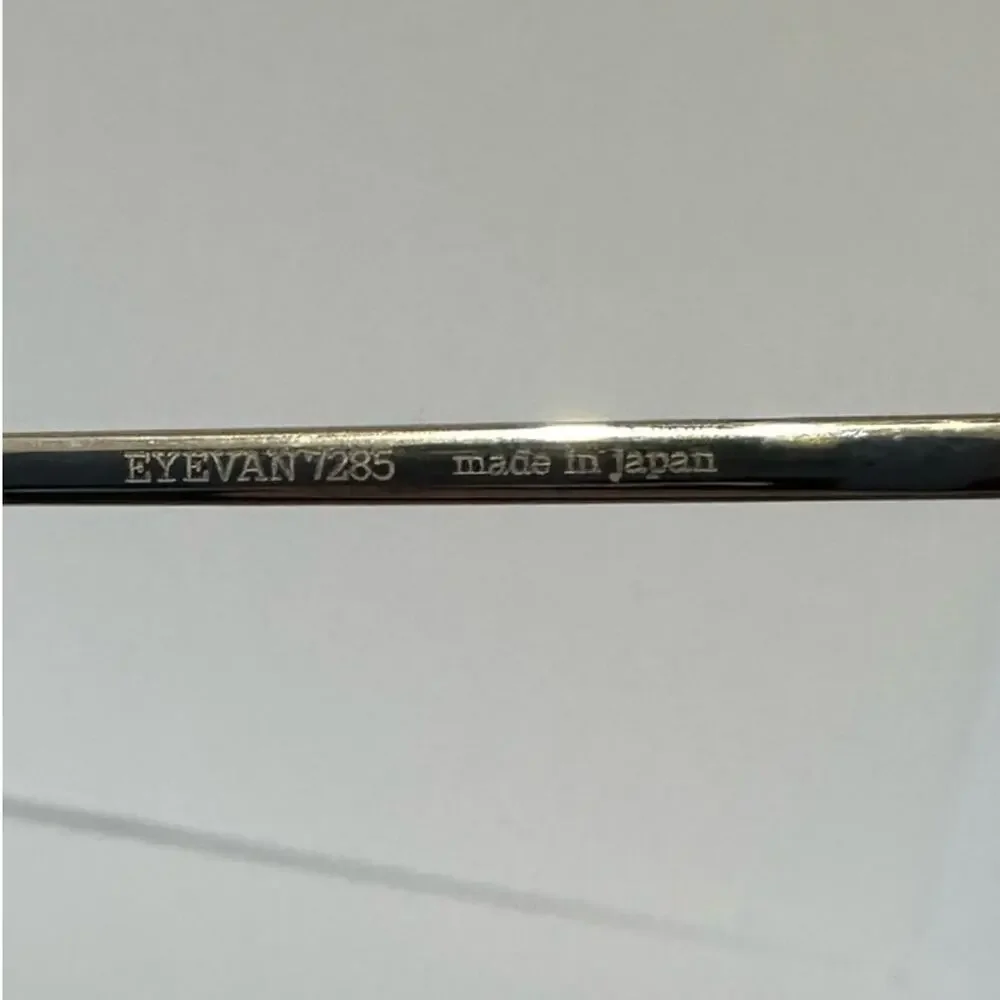Eyevan 7285 Titanium Rim Sunglasses Style 722 Grey Lens size 49-22-148